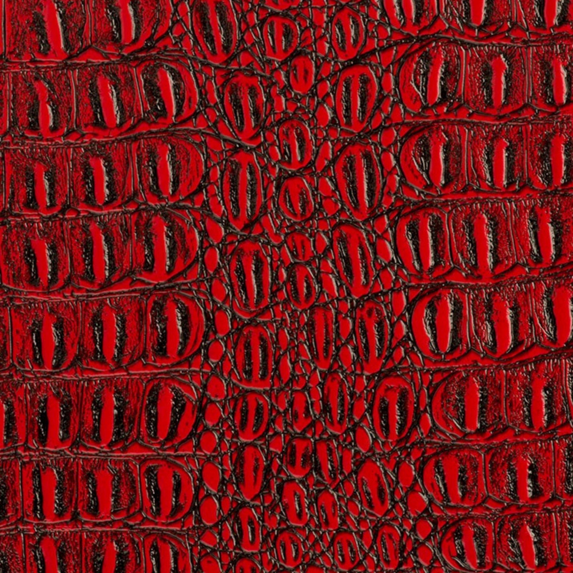 red black print