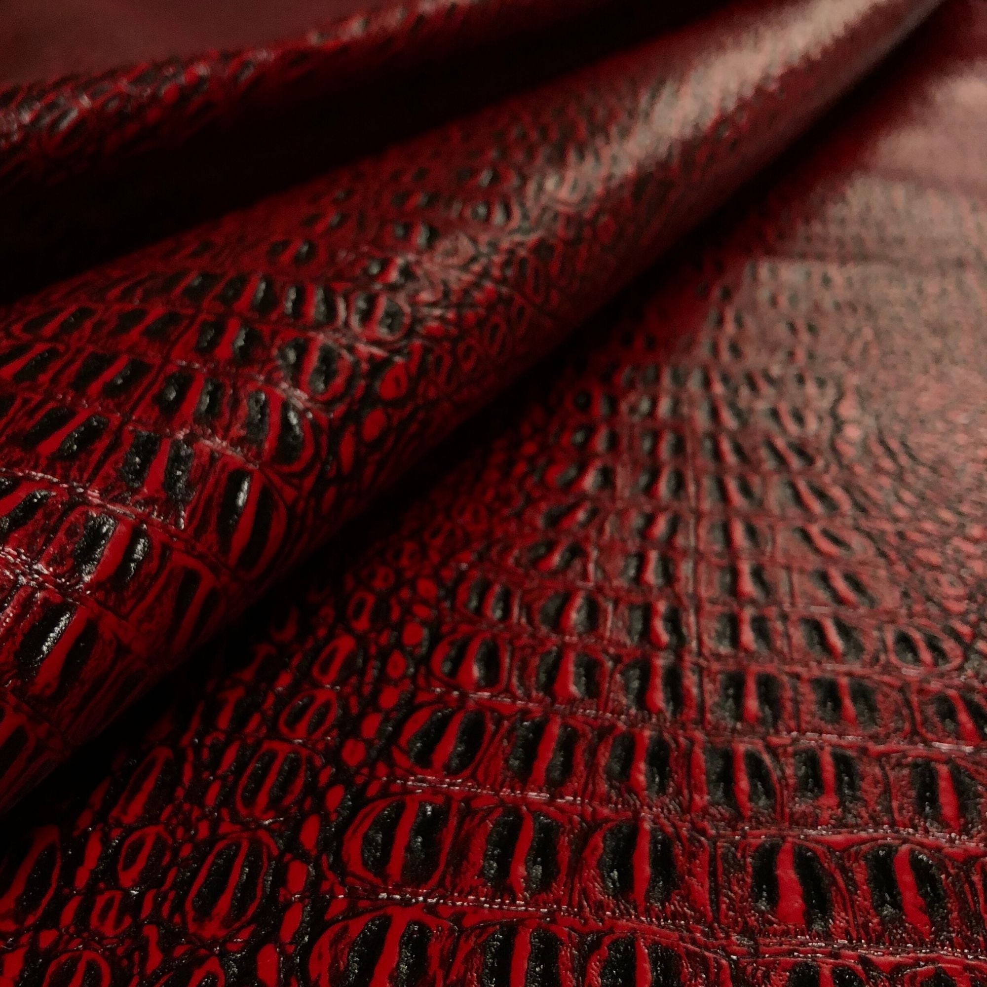 red black print