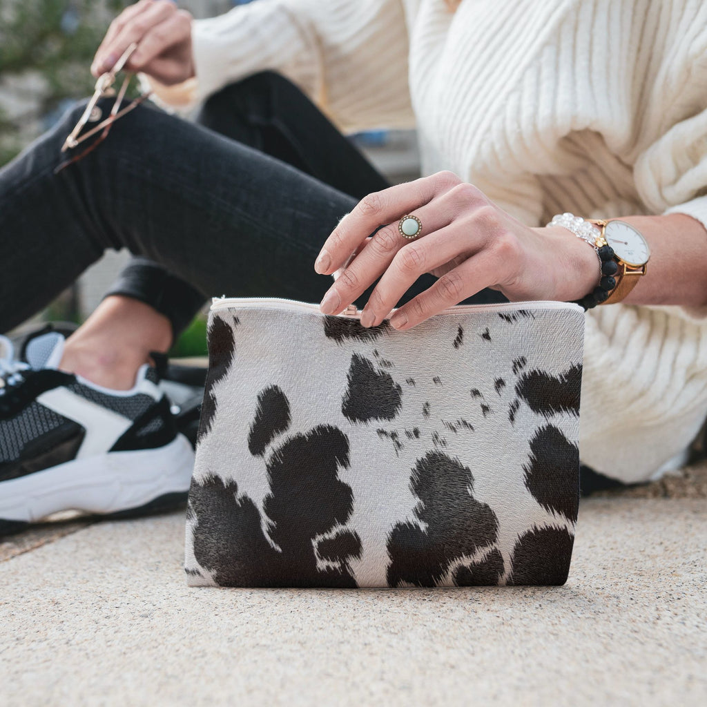 black on white brown on cream