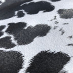black on white